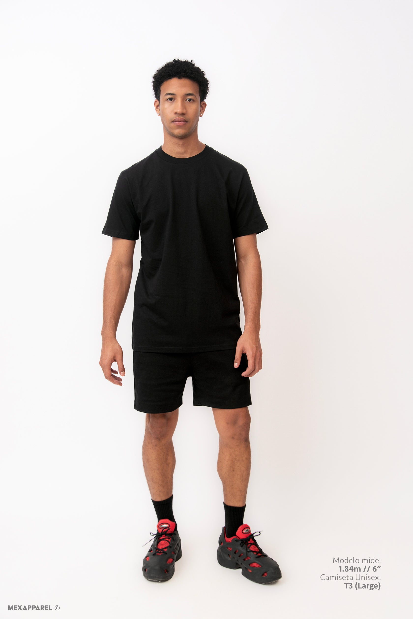 Signature Tee Regular Fit Tacto Seda 220 gsm Color Negro