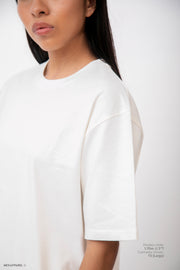 Signature Tee Regular Fit Tacto Seda 220 gsm Color Blanco