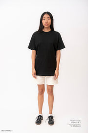 Signature Tee Regular Fit Tacto Seda 220 gsm Color Negro