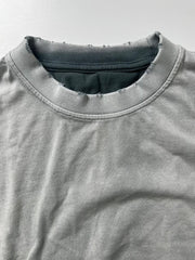 Legacy Tee Oversized 260 gsm Artesanal Dye con destrucción Color Spray Silver
