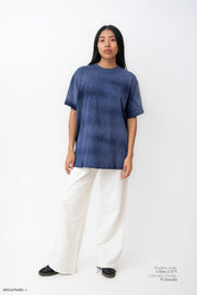 Legacy Tee Oversized 260 gsm Artesanal Dye Color Spray Blue