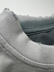 Legacy Tee Oversized 260 gsm Artesanal Dye con destrucción Color Spray Silver