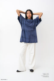 Legacy Tee Oversized 260 gsm Artesanal Dye Color Spray Blue