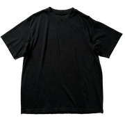 Legacy Tee Oversized 260 gsm Artesanal Dye con destrucción Vintage Black