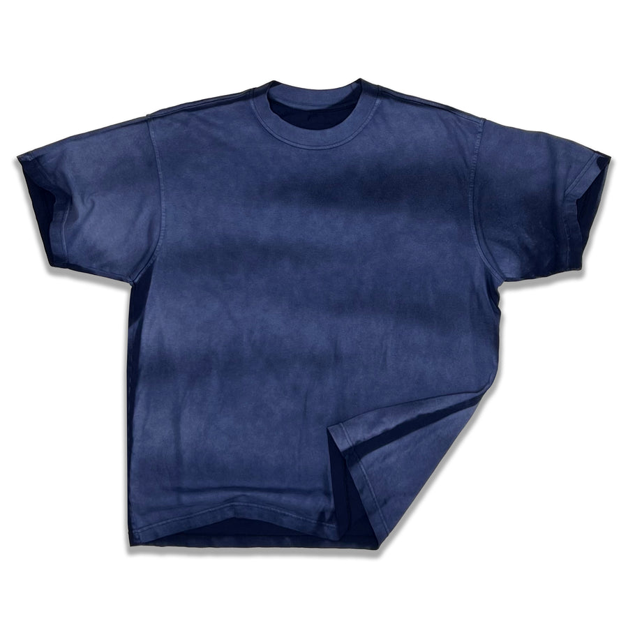 Legacy Tee Oversized 260 gsm Artesanal Dye Color Spray Blue