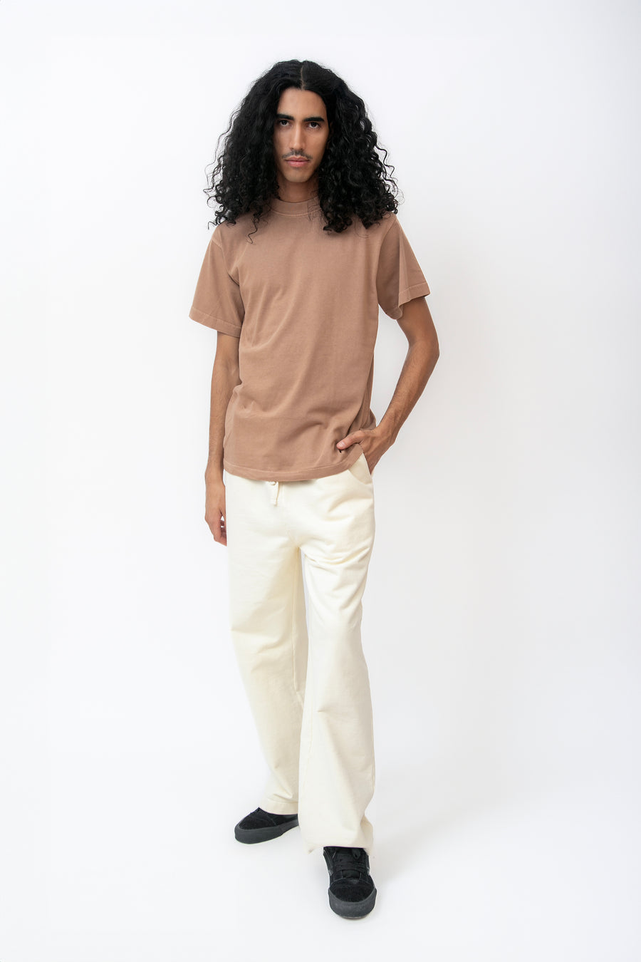 Legacy Tee Oversized 260 gsm Pigment dye Color Sand