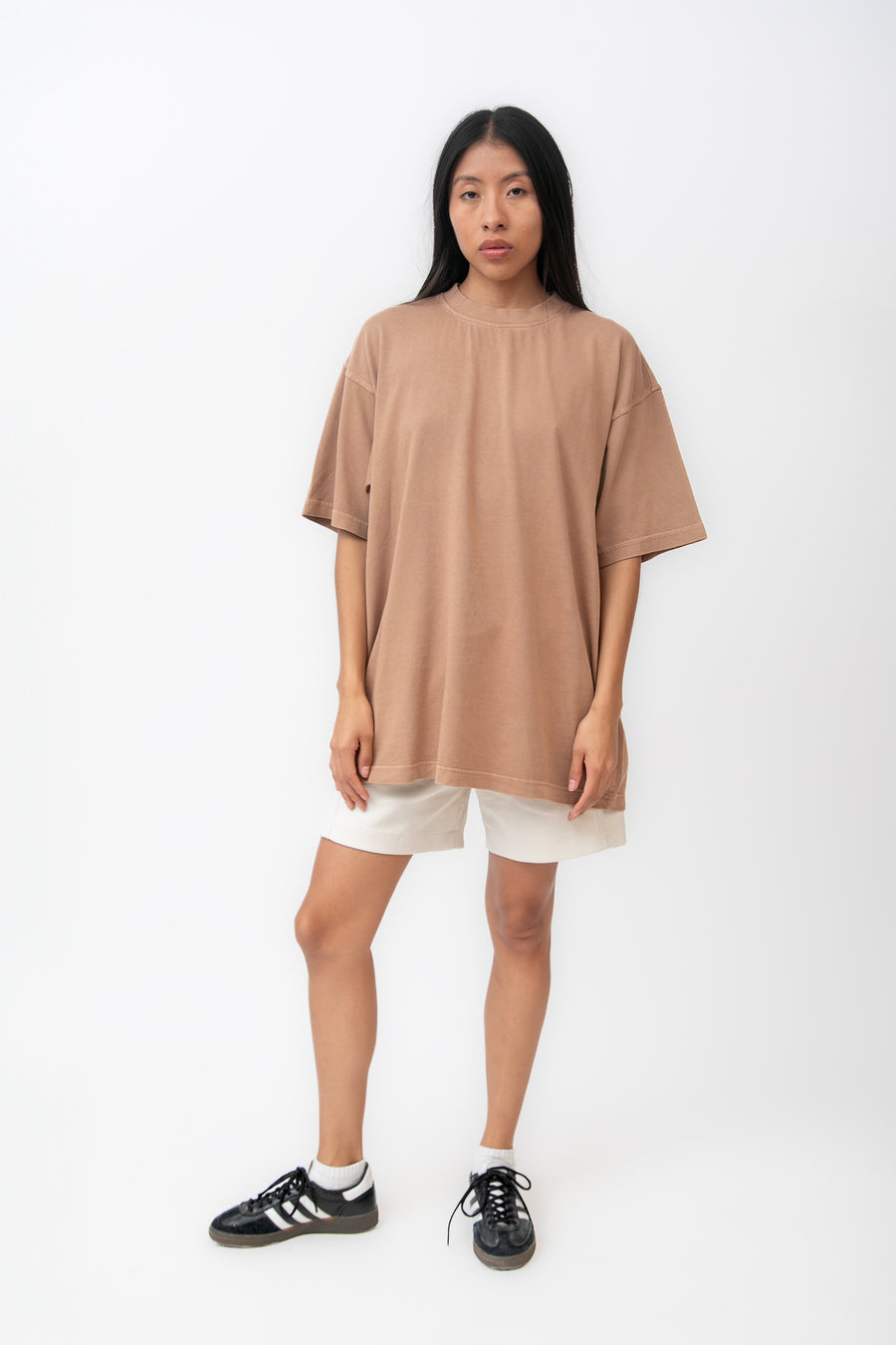 Legacy Tee Oversized 260 gsm Pigment dye Color Sand