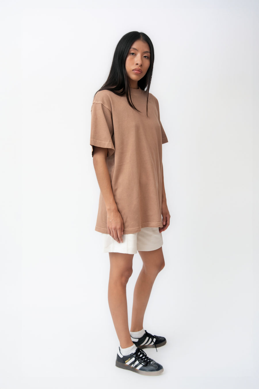 Legacy Tee Oversized 260 gsm Pigment dye Color Sand