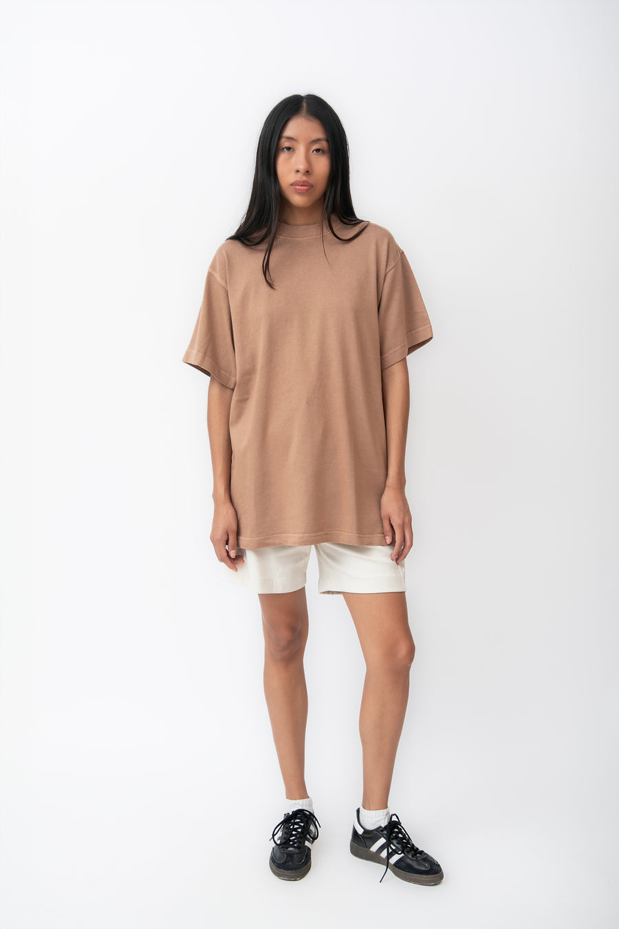 Legacy Tee Oversized 260 gsm Pigment dye Color Sand