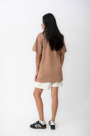 Legacy Tee Oversized 260 gsm Pigment dye Color Sand