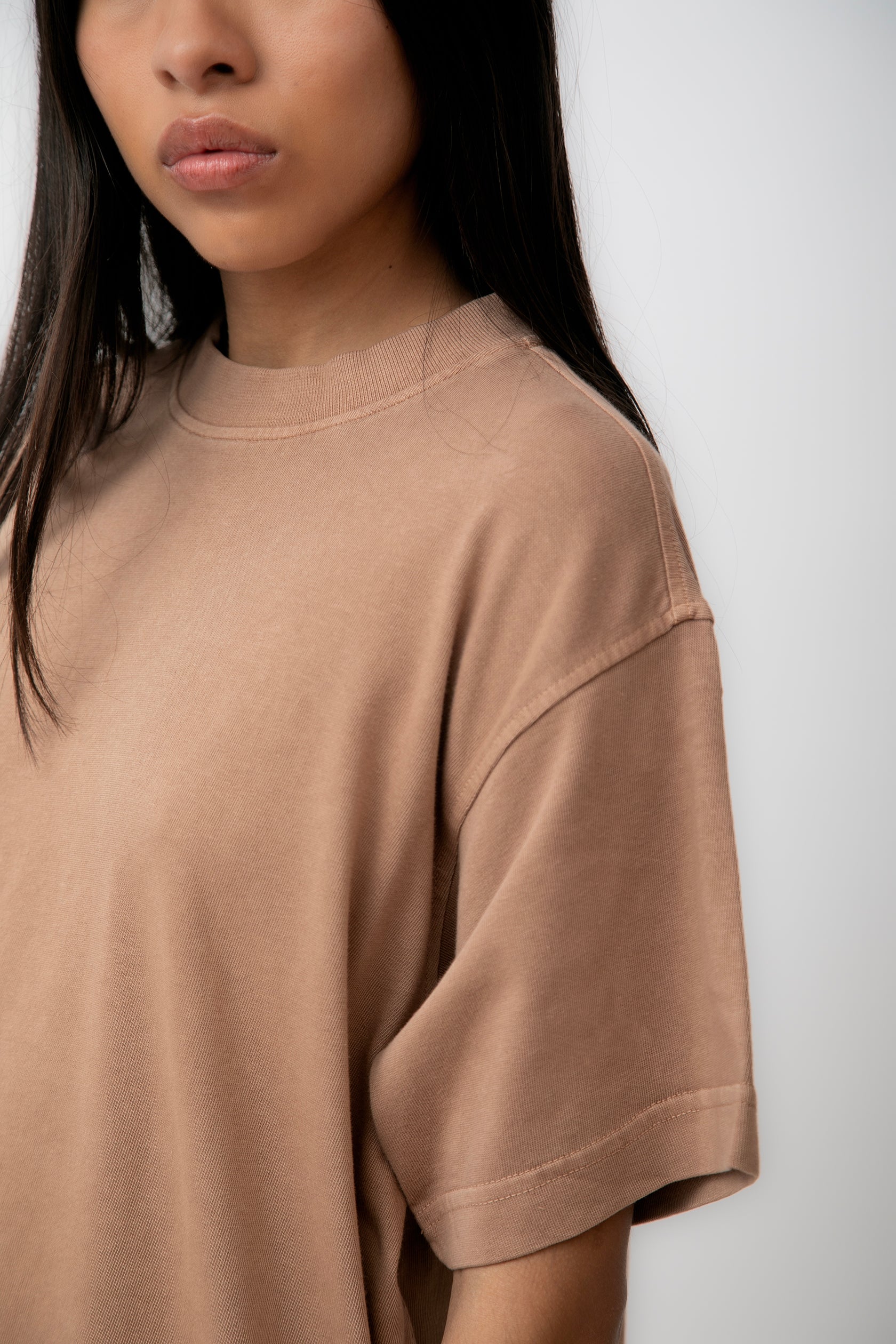 Legacy Tee Oversized 260 gsm Pigment dye Color Sand