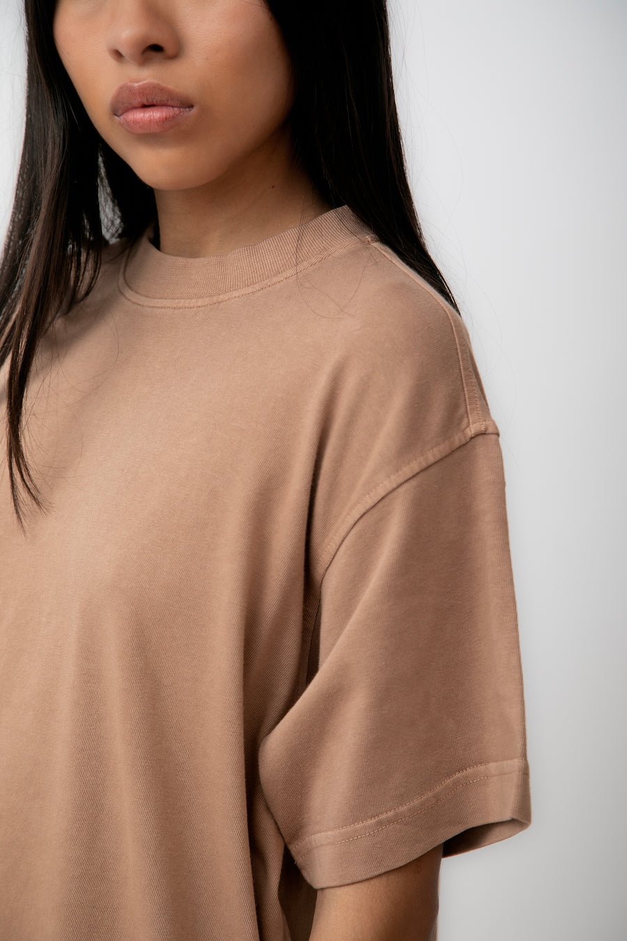 Legacy Tee Oversized 260 gsm Pigment dye Color Sand