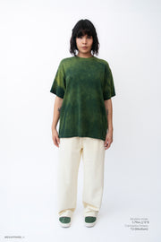 Legacy Tee Oversized 260 gsm Artesanal Dye Color Spray Green