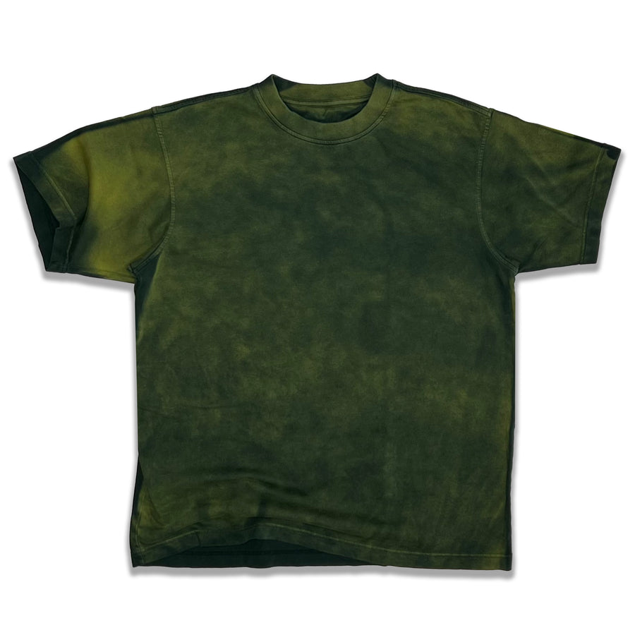 Legacy Tee Oversized 260 gsm Artesanal Dye Color Spray Green