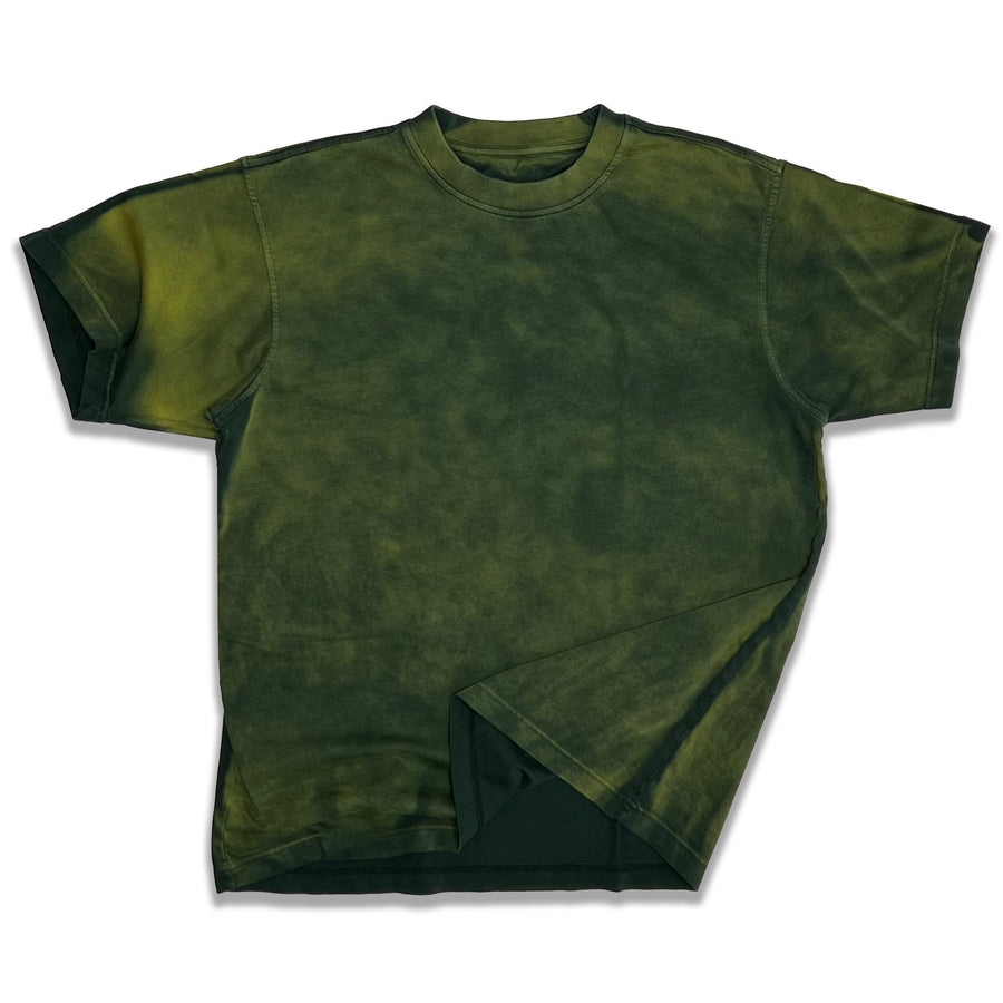 Legacy Tee Oversized 260 gsm Artesanal Dye Color Spray Green