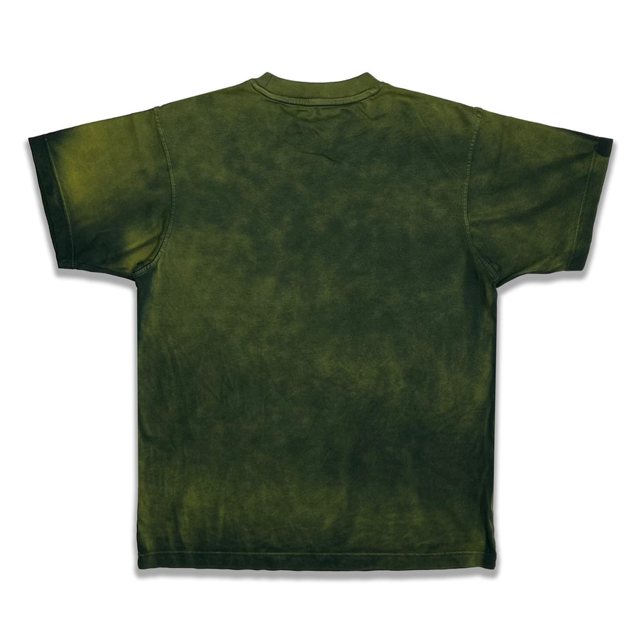 Legacy Tee Oversized 260 gsm Artesanal Dye Color Spray Green