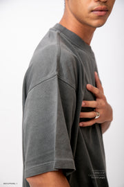Legacy Tee Oversized 260 gsm Pigment dye Color Pigment Black