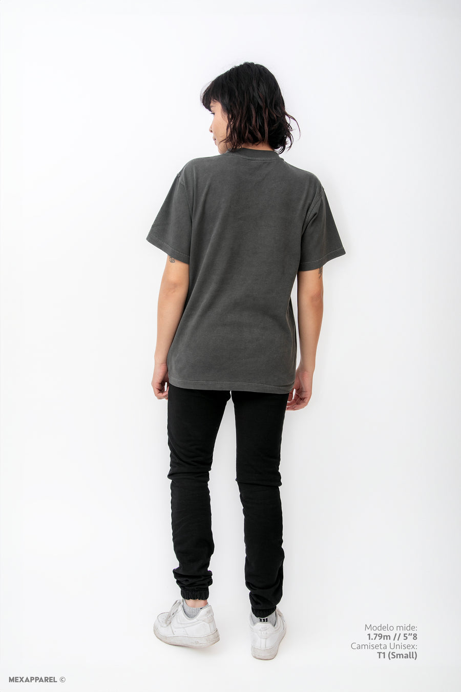Legacy Tee Oversized 260 gsm Pigment dye Color Pigment Black