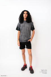 Legacy Tee Oversized 260 gsm Artesanal Dye Color Spray Black