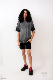 Legacy Tee Oversized 260 gsm Artesanal Dye Color Spray Black