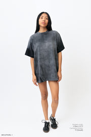 Legacy Tee Oversized 260 gsm Artesanal Dye Color Spray Black