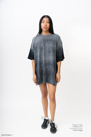 Legacy Tee Oversized 260 gsm Artesanal Dye Color Spray Black