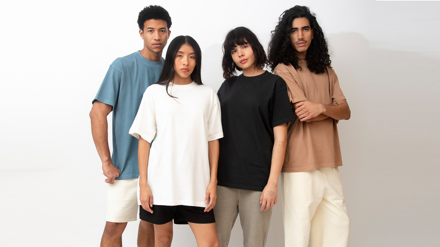 Legacy Tee Oversized 260 gsm Solid Color Negro