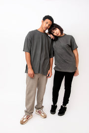 Legacy Tee Oversized 260 gsm Pigment dye Color Pigment Black