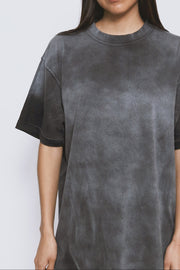 Legacy Tee Oversized 260 gsm Artesanal Dye Color Spray Black